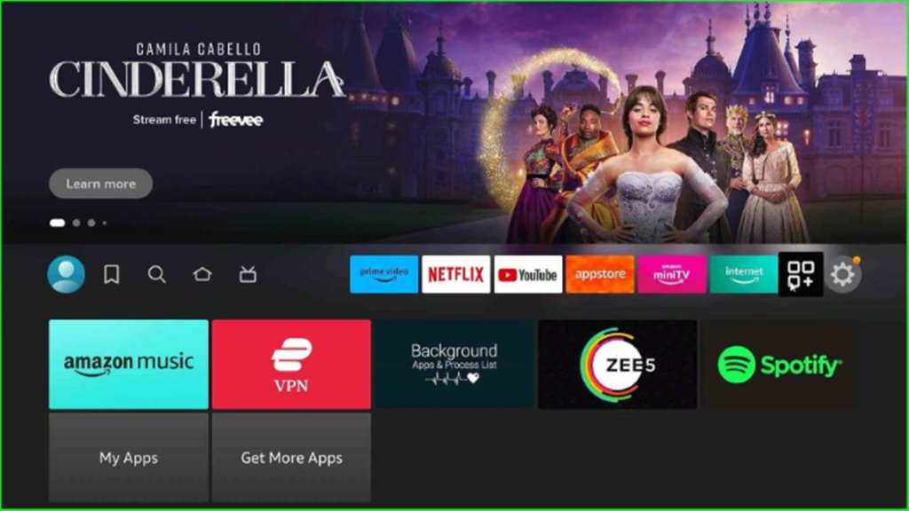 Firestick Homepage